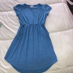 LueLaRoe Mae Girls Dress. With Pockets!